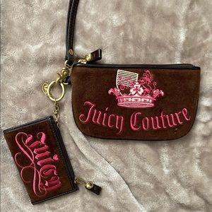 Vintage JuicyCouture wristlet wallet &change purse